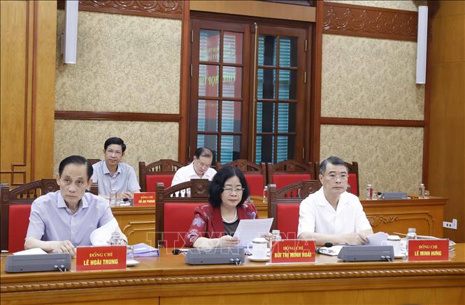 Các đại biểu tham dự Phiên họp thứ hai Ban Chỉ đạo Trung ương về phát triển văn hóa Việt Nam. Ảnh: Thống Nhất – TTXVN