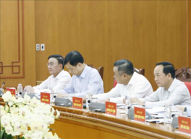 Các đại biểu tham dự Phiên họp thứ hai Ban Chỉ đạo Trung ương về phát triển văn hóa Việt Nam. Ảnh: Thống Nhất – TTXVN