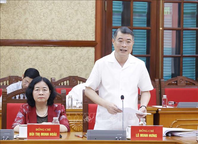 Thủ tướng Lê Minh Hưng phát biểu. Ảnh: Thống Nhất – TTXVN