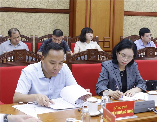 Các đại biểu tham dự Phiên họp thứ hai Ban Chỉ đạo Trung ương về phát triển văn hóa Việt Nam. Ảnh: Thống Nhất – TTXVN