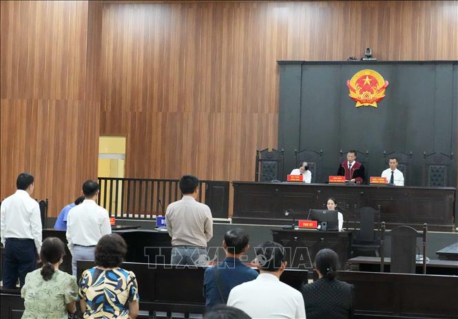 Quang cảnh phiên tòa. Ảnh: Ngọc Minh – TTXVN