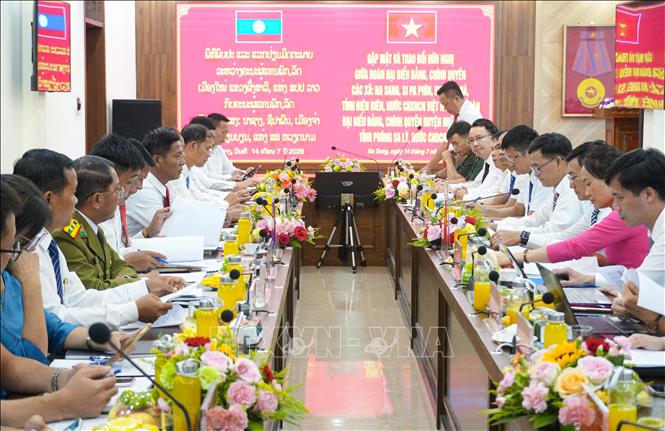 Quang cảnh buổi làm việc. Ảnh: Phan Quân - TTXVN