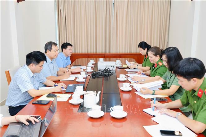 Quang cảnh buổi làm việc. Ảnh: TTXVN phát