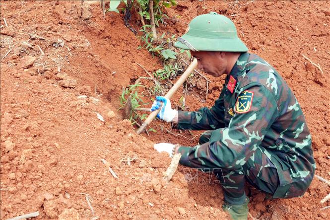 Searching for the last traces left underground after more than half a century. VNA Photo