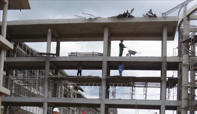 Công trình trường liên cấp Tiểu học và Trung học cơ sở A Lưới 4. Ảnh: Văn Dũng-TTXVN
