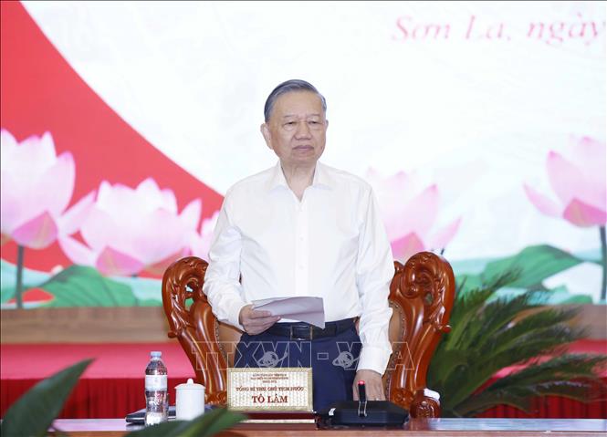 Tổng Bí thư, Chủ tịch nước Tô Lâm phát biểu chỉ đạo. Ảnh: Thống Nhất – TTXVN 