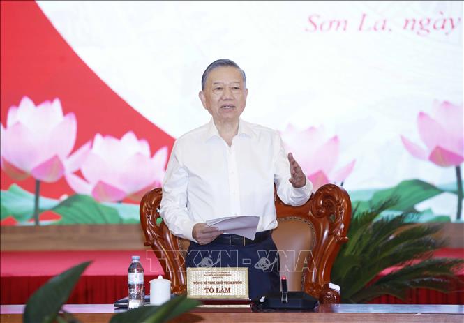Tổng Bí thư, Chủ tịch nước Tô Lâm phát biểu chỉ đạo. Ảnh: Thống Nhất – TTXVN 