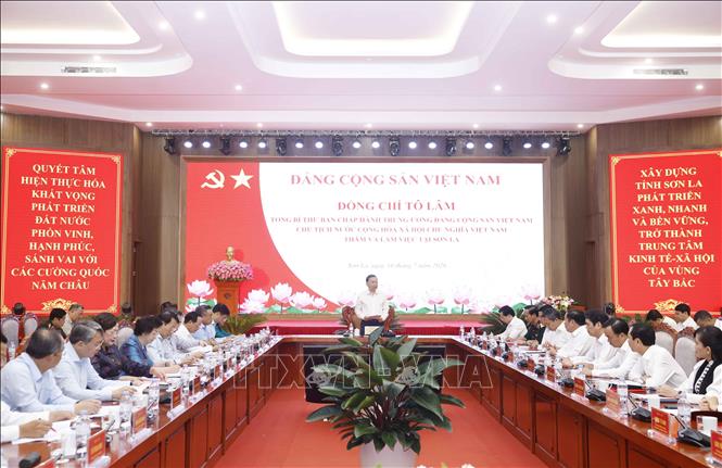 Tổng Bí thư, Chủ tịch nước Tô Lâm phát biểu chỉ đạo. Ảnh: Thống Nhất – TTXVN 