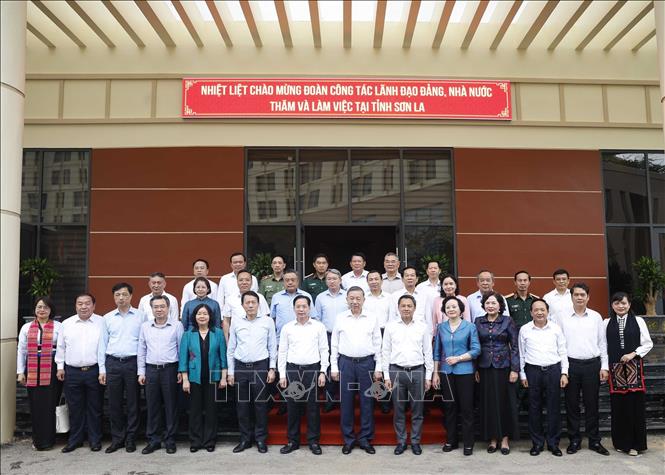 Tổng Bí thư, Chủ tịch nước Tô Lâm và các đại biểu. Ảnh: Thống Nhất – TTXVN 
