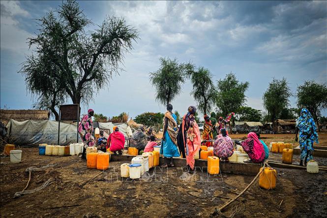 Người dân tị nạn tại Bắc Darfur, Sudan. Ảnh: THX/TTXVN phát