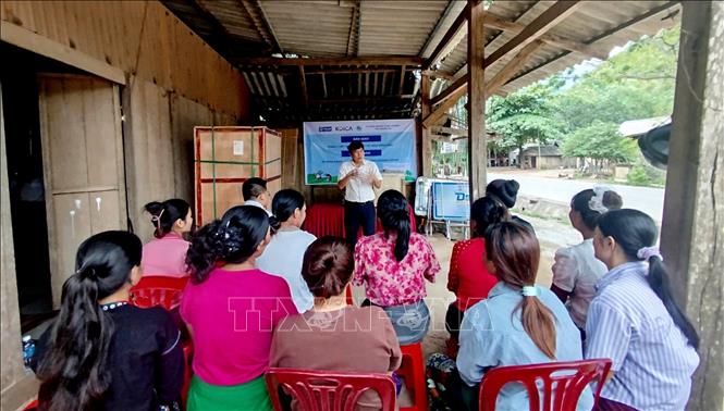 Các hoạt động của Dự án sẽ góp phần hỗ trợ đồng bào dân tộc thiểu số phát triển sinh kế nông nghiệp bền vững, nâng cao khả năng thích ứng với biến đổi khí hậu. Ảnh: TTXVN phát