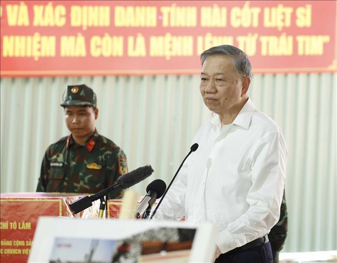 Tổng Bí thư, Chủ tịch nước Tô Lâm phát biểu. Ảnh: Thống Nhất – TTXVN