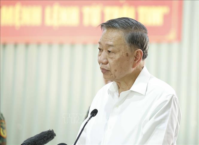 Tổng Bí thư, Chủ tịch nước Tô Lâm phát biểu. Ảnh: Thống Nhất – TTXVN