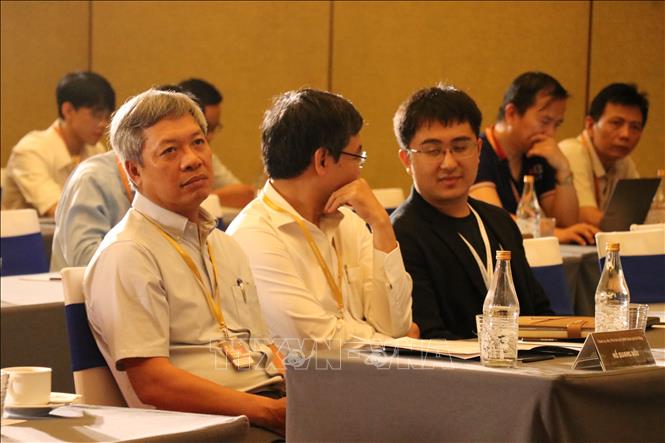 Các đại biểu, chuyên gia tham dự Hội nghị Công nghệ cấp cao được tổ chức tại thành phố Đà Nẵng. Ảnh: Khoa Chương - TTXVN