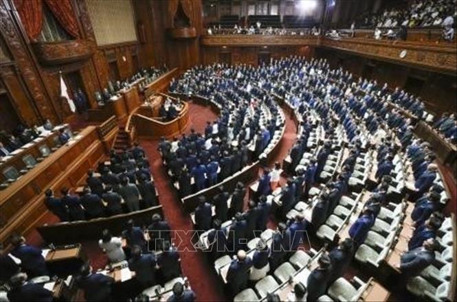 Quang cảnh phiên họp Hạ viện Nhật Bản ở Tokyo ngày 15/7/2026. Ảnh: Kyodo/TTXVN phát