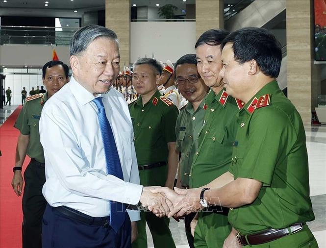 Tổng Bí thư, Chủ tịch nước Tô Lâm và các đại biểu. Ảnh: Thống Nhất – TTXVN