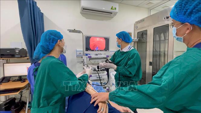 A medical facility in the central city of Da Nang. VNA Photo: Mỹ Hà 