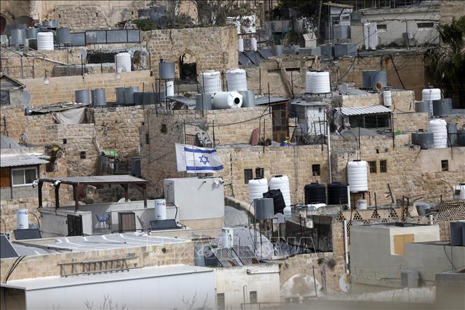 Một khu định cư của Israel ở Hebron, Bờ Tây. Ảnh: THX/TTXVN phát