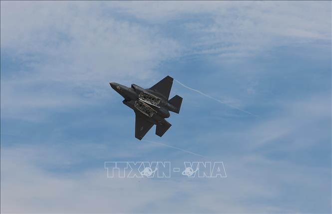 (Tư liệu) Máy bay chiến đấu F-35 của Không lực Mỹ. Ảnh: THX/TTXVN phát