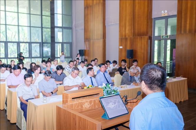 Trường học thu hút nhiều nhà khoa học Quốc tế tham dự. Ảnh: Sỹ Thắng-TTXVN