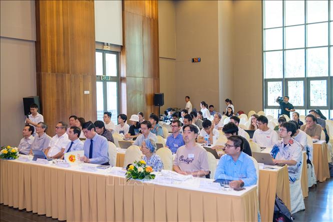 Trường học thu hút nhiều nhà khoa học Quốc tế tham dự. Ảnh: Sỹ Thắng-TTXVN