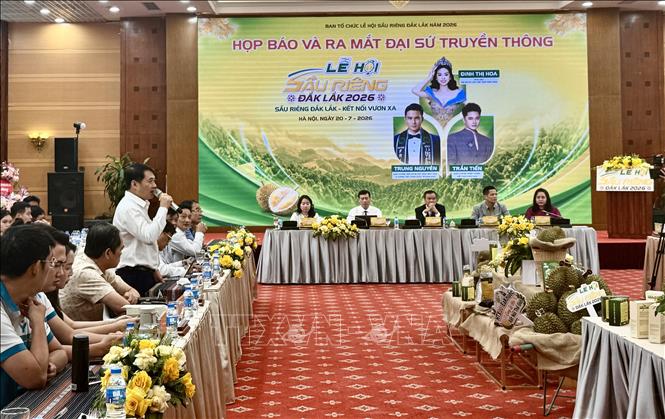 A view of the press conference. VNA Photo: Phương Lan