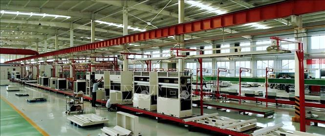 Điều hòa trung tâm do doanh nghiệp Trung Quốc sản xuất đã xuất khẩu sang thị trường Việt Nam.  Ảnh: Quang Hưng-PV TTXVN tại Trung Quốc