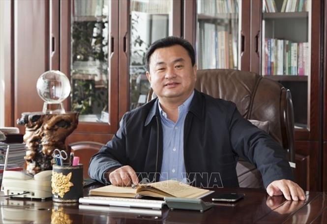 Ông Thôi Tuấn Lương, Tổng Giám đốc Công ty Thực phẩm Xinfeida cho biết an toàn thực phẩm luôn là một trong những vấn đề được người tiêu dùng đặc biệt quan tâm. Ảnh: Quang Hưng - PV TTXVN tại Trung Quốc