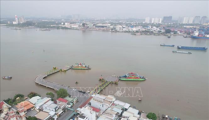 Dự án cầu Cát Lái được đầu tư theo phương thức đối tác công tư (PPP) đã được khởi công, cây cầu sẽ thay thế phà Cát Lái, tăng cường kết nối giữa Thành phố Hồ Chí Minh và tỉnh Đồng Nai. Ảnh: Công Phong - TTXVN