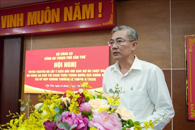 Các đại biểu phát biểu tại Hội nghị. Ảnh: Nguyễn Văn Việt - TTXVN