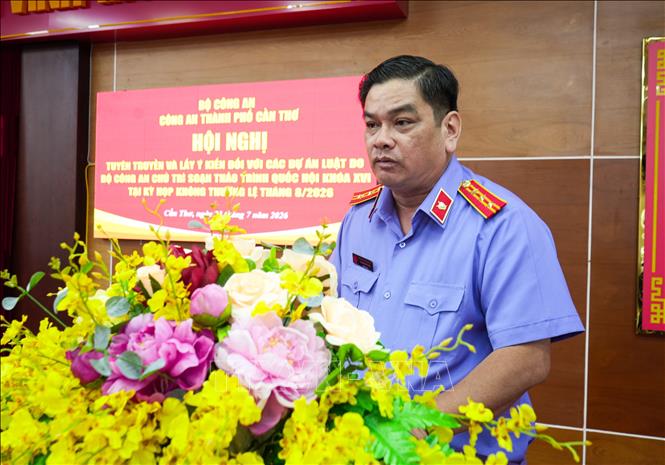 Các đại biểu phát biểu tại Hội nghị. Ảnh: Nguyễn Văn Việt - TTXVN