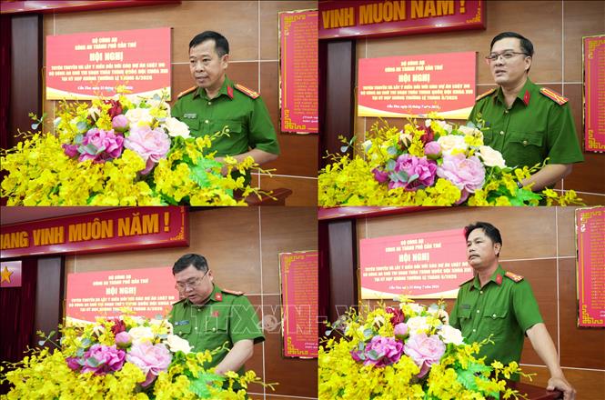 Các đại biểu phát biểu tại Hội nghị. Ảnh: Nguyễn Văn Việt - TTXVN