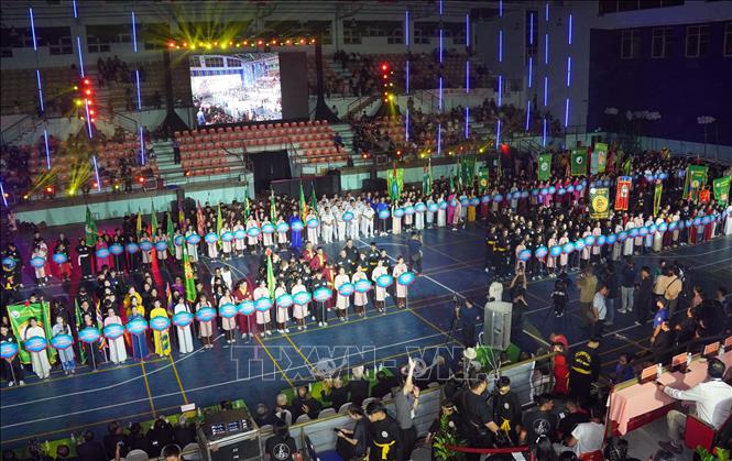 Quang cảnh lễ khai mạc. Ảnh: Trung Tuyến - TTXVN