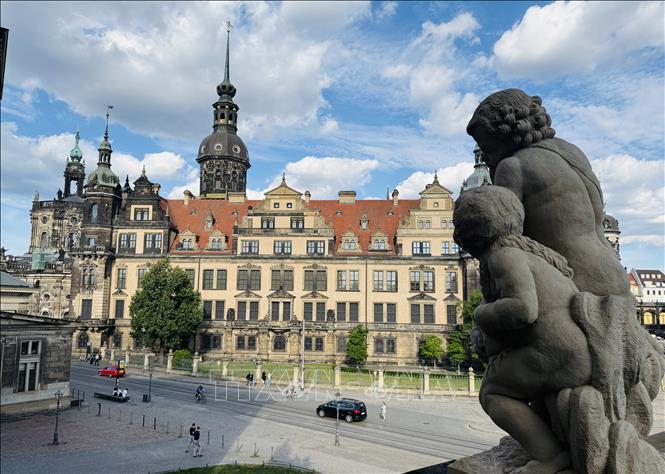 Dresden mang một vẻ đẹp cổ điển và trầm mặc. Ảnh: Thuỳ Linh - P/v TTXVN tại Đức