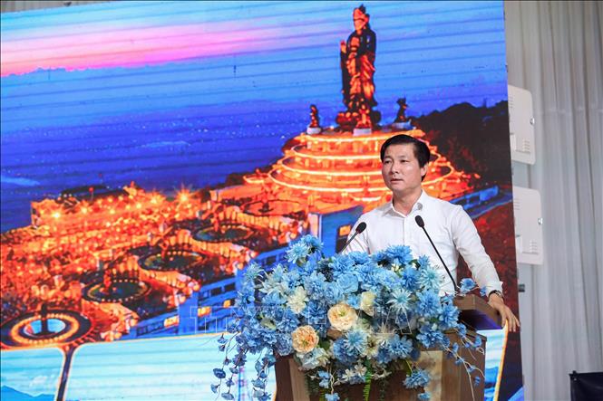 Ông Trương Văn Liếp, Giám đốc Sở Tài chính tỉnh Tây Ninh phát biểu. Ảnh: Giang Phương – TTXVN