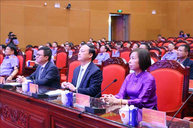 Các đại biểu tham dự buổi lễ. Ảnh: Phạm Kiên - TTXVN