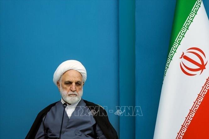 Chánh án Tòa án Tối cao Iran Gholam-Hossein Mohseni Eje’i. Ảnh: IRNA/TTXVN