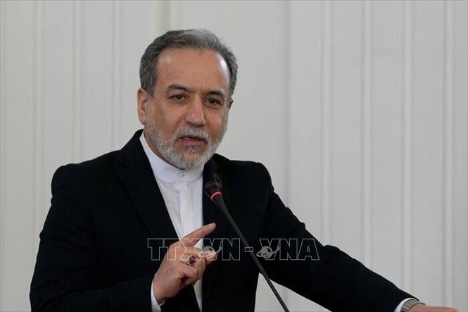 Ngoại trưởng Iran Abbas Araghchi phát biểu tại Tehran. Ảnh: IRNA/TTXVN phát
