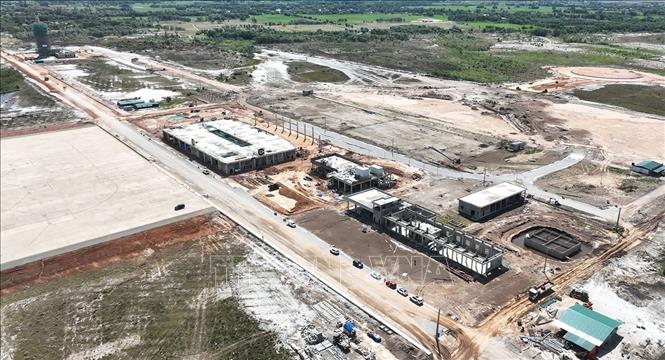 Dự án Cảng hàng không Quảng Trị phấn đấu đưa vào khai thác sử dụng tháng 12/2026. Ảnh: Vũ Sinh – TTXVN
