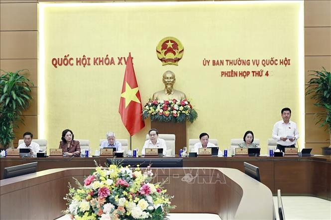 Phó Chủ tịch Quốc hội Nguyễn Hồng Diên phát biểu. Ảnh: Doãn Tấn - TTXVN