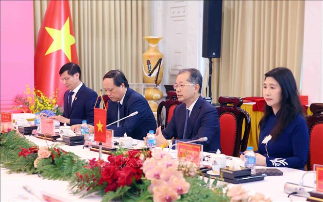 Chánh án Tòa án nhân tối cao Việt Nam Nguyễn Văn Quảng phát biểu. Ảnh: Phạm Kiên - TTXVN