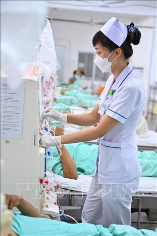 Chính sách thu hút nhân tài của Tây Ninh là bước đi chiến lược để giảm áp lực cho các bệnh viện tuyến trên và chăm sóc sức khỏe nhân dân tốt hơn. Ảnh: Thanh Tân - TTXVN