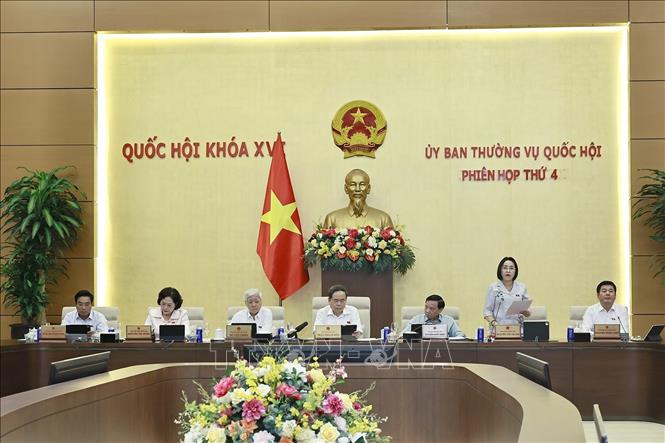 Phó Chủ tịch Quốc hội Nguyễn Thị Thanh phát biểu. Ảnh: Doãn Tấn - TTXVN