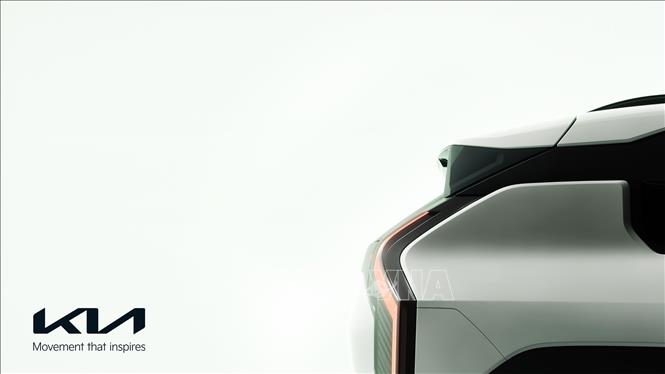 Mẫu xe điện EV3 của hãng Kia. Ảnh: Yonhap/TTXVN phát