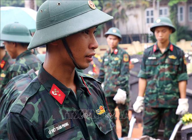 Chiến sĩ trực thuộc Bộ Tư lệnh Thủ đô Hà Nội 