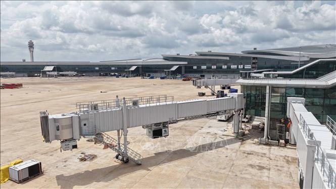 Một góc nhà ga sân bay Long Thành tháng 7/2026. Ảnh: Công Phong - TTXVN