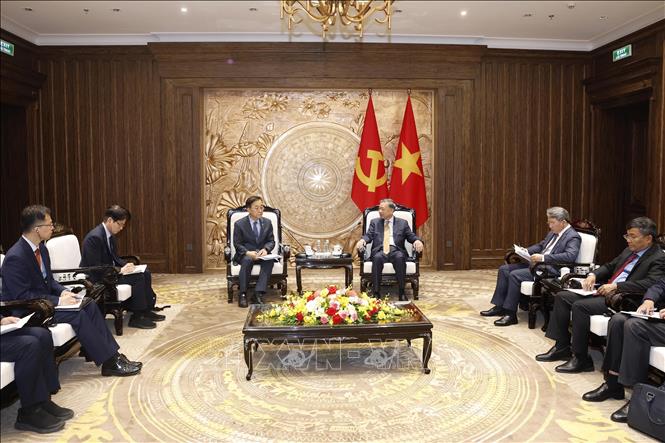 A view of the reception. VNA Photo: Thống Nhất
