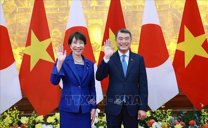 Thủ tướng Lê Minh Hưng đón, hội đàm với Thủ tướng Nhật Bản Takaichi Sanae (Hà Nội, 2/5/2026). Ảnh: Dương Giang – TTXVN