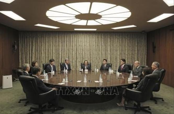 Hội đồng Chính sách Ngân hàng Trung ương Nhật Bản họp tại Tokyo ngày 31/7/2026. Ảnh: Kyodo/TTXVN phát