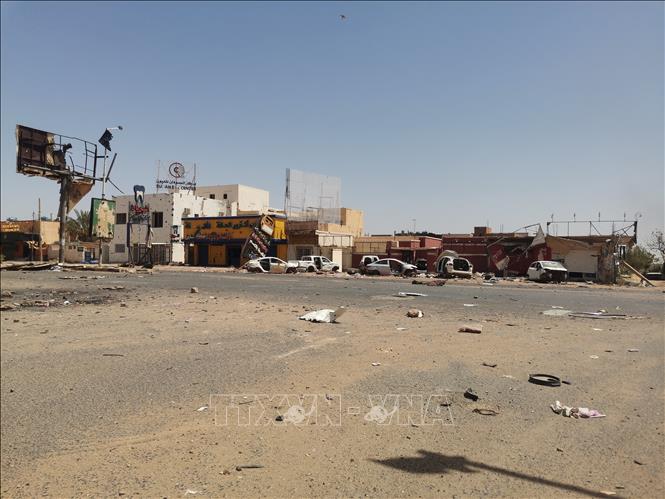 (Tư liệu) Hiện trường vụ tấn công tại một khu chợ ở Omdurman, Sudan. Ảnh: THX/TTXVN phát